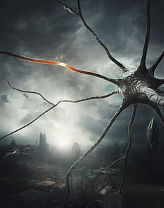 alien invading earth digital wallpaper thumbnail