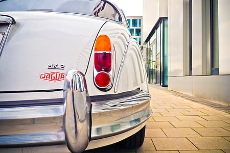 white Jaguar car thumbnail