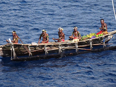 five men on boat on water during daytime thumbnail