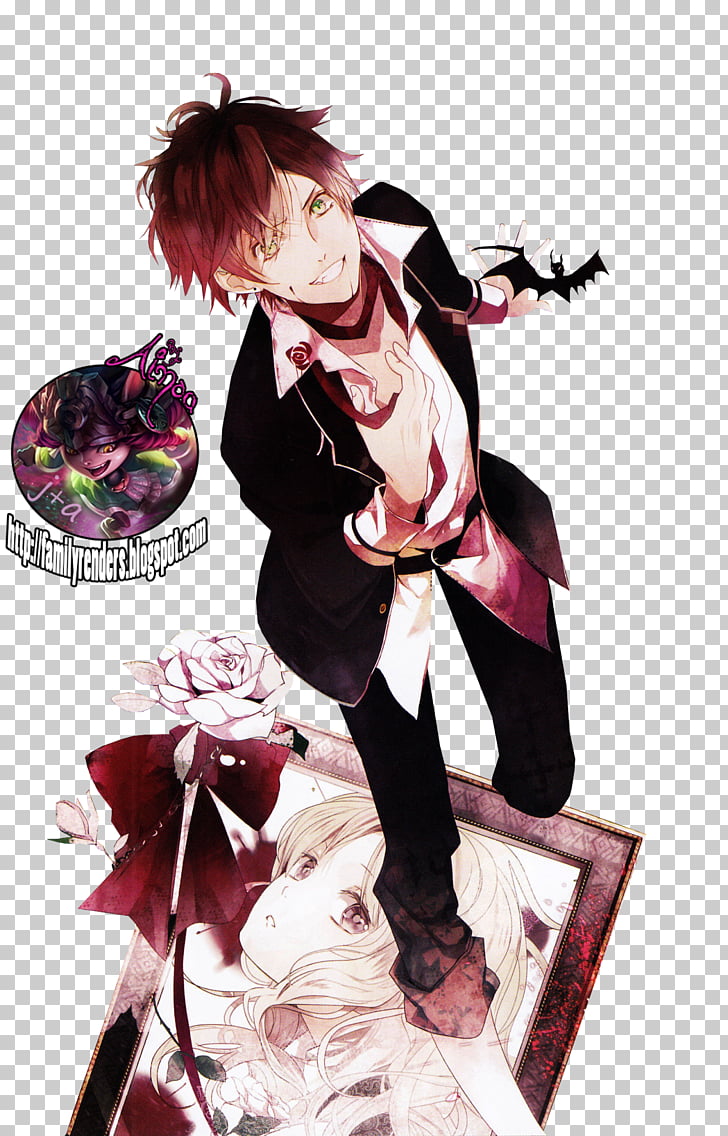 Diabolik Lovers Anime The Flowers Of Evil Yaoi Anime Png Clipart