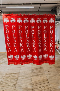Polish sport fans scarves thumbnail