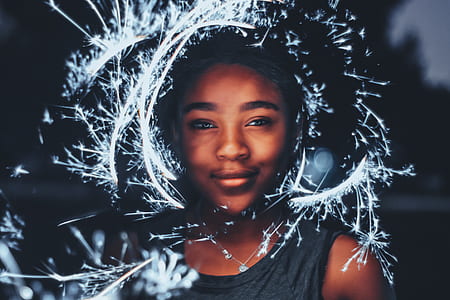 steel wool photography of a woman blanky starring thumbnail