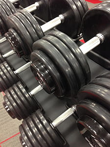 black dumbbell lot thumbnail