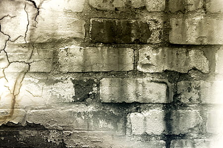 close view of grey brick wall thumbnail