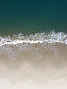 aerial photography of blue ocean thumbnail
