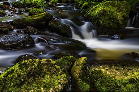 water stream during daytime thumbnail