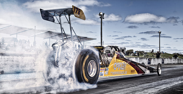 yellow race car thumbnail