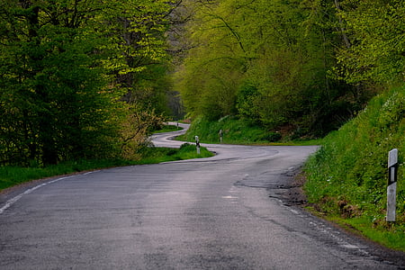landscape photography of zigzag road thumbnail