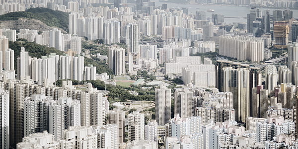 aerial photography of high rise buildings at daytime thumbnail