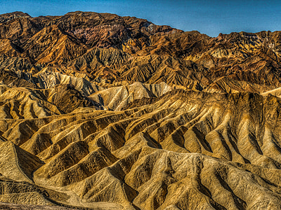 aerial photography of brown mountain thumbnail