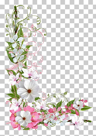 Flower , Pink and Green Spring Decor , white and pink cosmos flower PNG clipart