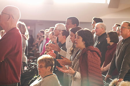group of people attending mass thumbnail