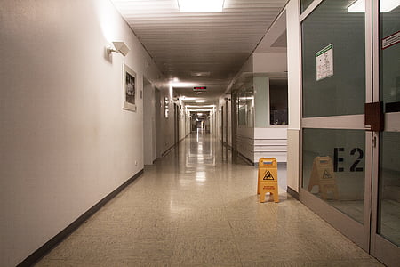 hallway with gray ceramic floor tiles thumbnail