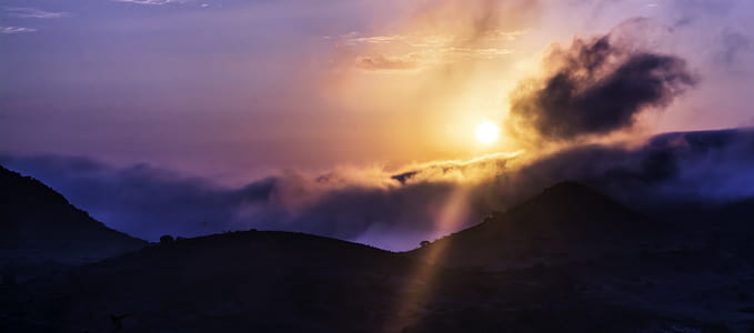 dawn, nature, sky, sunset thumbnail