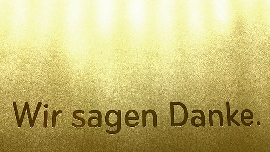 Wir sagen Danke. text thumbnail