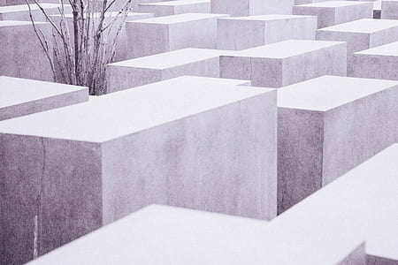 top view of white tombstones thumbnail
