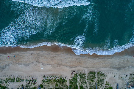 aerial photo of seashore at dayti,e thumbnail