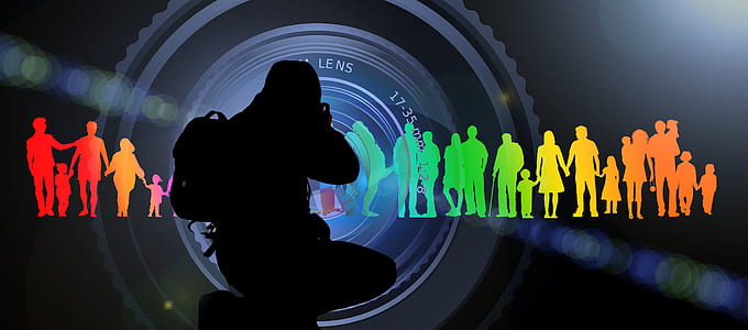 silhouette of man with backpack illustration thumbnail