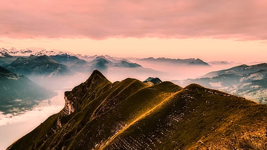 landscape photography of mountains thumbnail