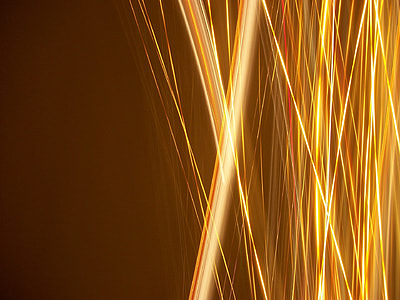 time lapse photo of yellow lights thumbnail