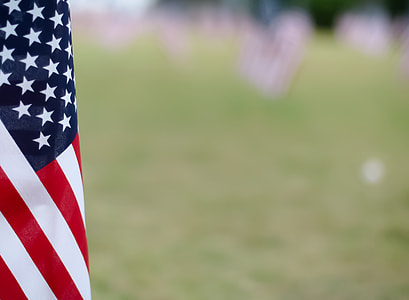 USA flag selective photography thumbnail