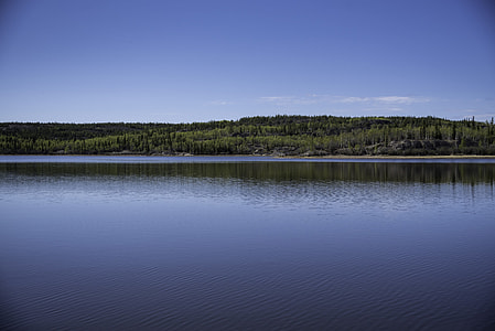 Lake and shoreline landscape on the Ingraham Trail thumbnail