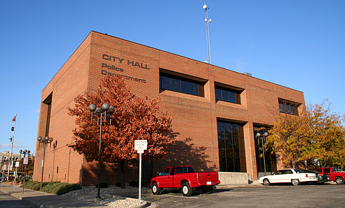 City Hall and Police Department building in Kokomo, Indiana thumbnail
