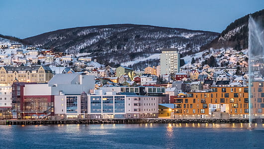 Buildings and Houses on Mountain Slope thumbnail