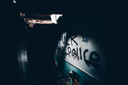 grafitti, wall, shadow, dark thumbnail