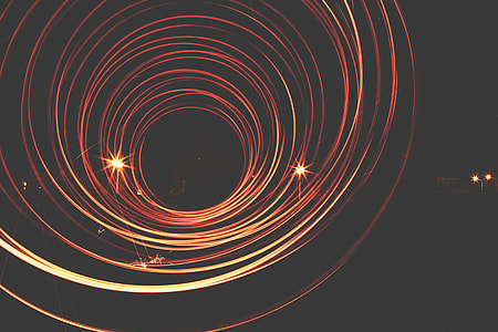 Dark abstract image with lights thumbnail