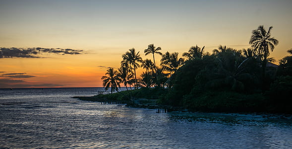 island near ocean thumbnail