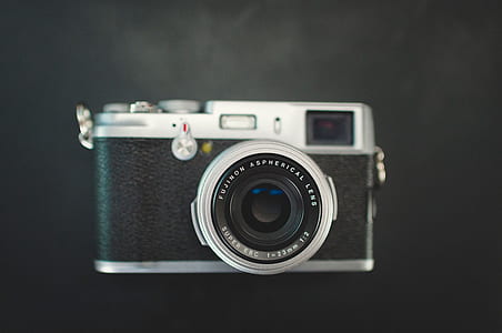 black and silver digital camera thumbnail