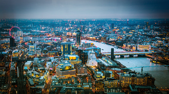 aerial photography of metropolis thumbnail