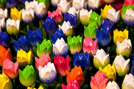 assorted-color artificial flowers thumbnail