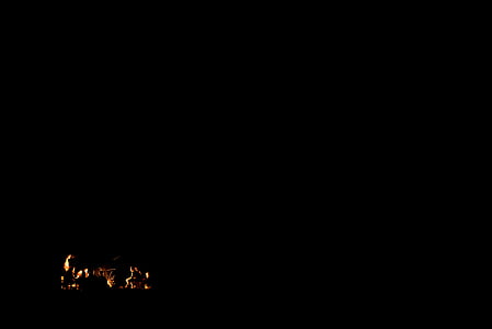dark, night, campfire, picnic, flame, light thumbnail