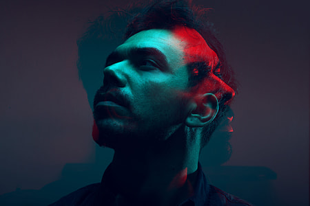 close-up photography of man's face looking up thumbnail