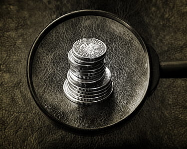 round silver-colored coin lot thumbnail