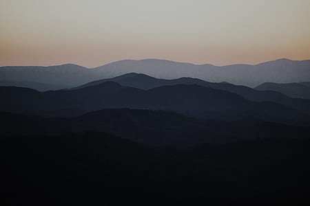 silhouette photo of mountains thumbnail