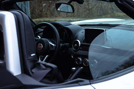 white FIAT vehicle at daytime thumbnail