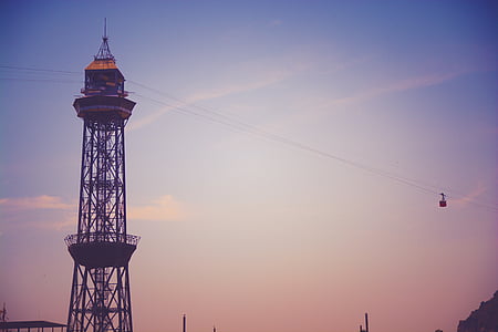 gray tower with cable wire thumbnail