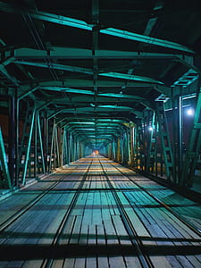 green and black metal bridge thumbnail
