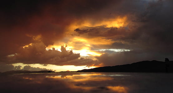 photo of white and orange clouds thumbnail