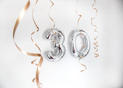 two 30 mylar balloons thumbnail