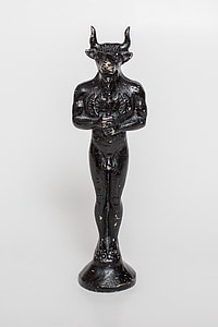 black bull figurine thumbnail