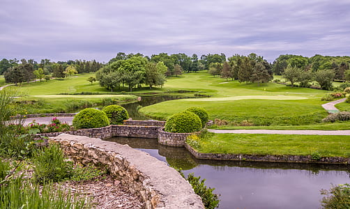 photo of river near grass field thumbnail