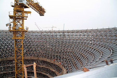 Expo Axis building construction in Shanghai, China thumbnail