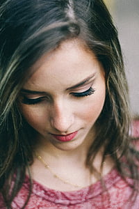 close-up photography of girl's face thumbnail