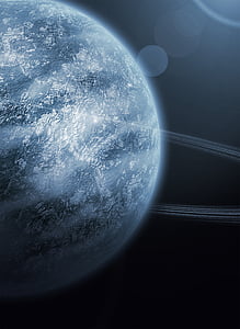 blue and gray planet thumbnail