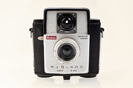 vintage gray and black Kodak camera thumbnail