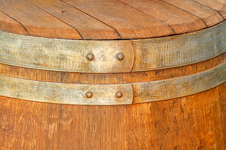 close-up photo of brown wooden barrel thumbnail
